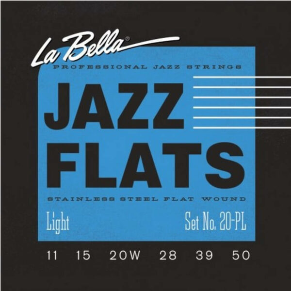 La Bella 20PL Jazz Flats Χορδές Ηλεκτρικής Κιθάρας Light 11 50 www.zaranikas.gr