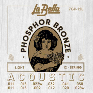 La Bella 7GP 12L Χορδές 12άχορδης Ακουστικής Κιθάρας P. Bronze Light 011 www.zaranikas.gr