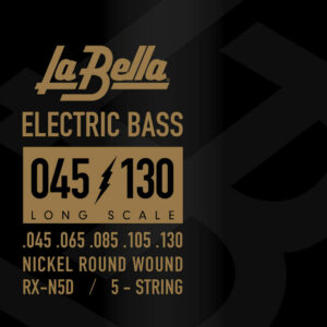 La Bella RX N5D 5 String Electric Guitar Bass Nickel 45 130 Zaranikas 1