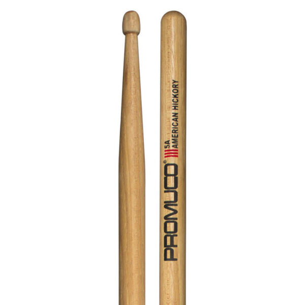 PROMUCO 18015A Drumsticks 5A Wood Tip www.zaranikas.gr