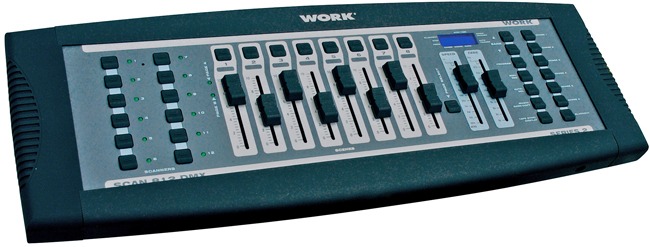 WORK SCAN 812 DMX MOVING LIGHTS CONTROLLER 192 CHANNELS DMX SCAN 812 DMX b