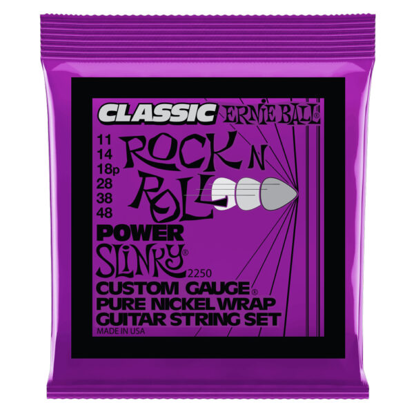 ERNIE BALL Power Slinky Classic Rock N Roll Pure Nickel 2250 Χορδές Ηλεκτρικής Κιθάρας696771