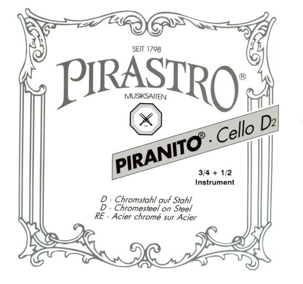 PIRASTRO Piranito Medium 635240 D Ball Steel Xορδή Tσέλλου Pε 34 12706964