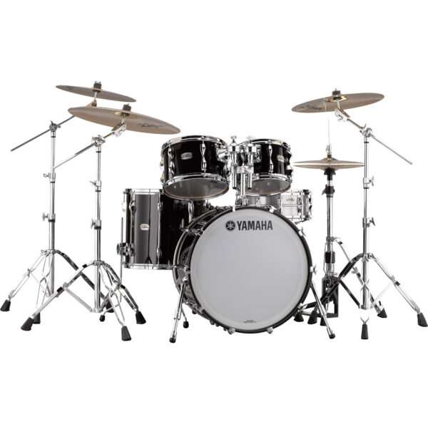 YAMAHA Recording Custom Rock Ακουστικό Drums Set Solid Black 409508