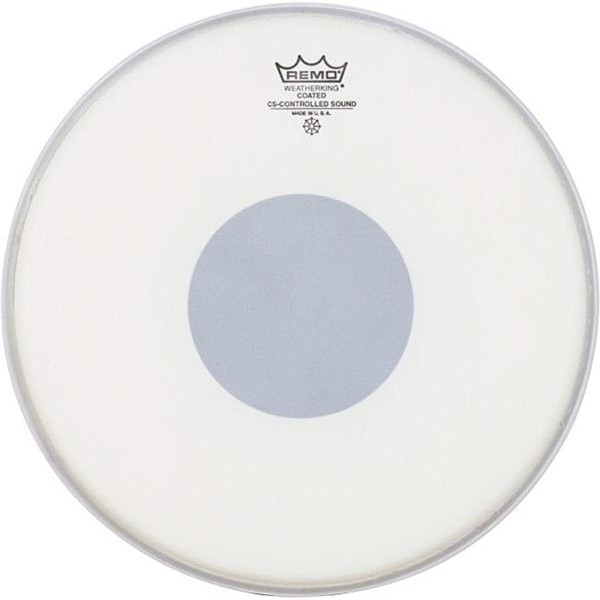 REMO Controlled Sound Coated 14" White Dot on Bottom Δέρμα για Drums REMO Controlled Sound Coated 14" White Dot on Bottom Δέρμα για Drums