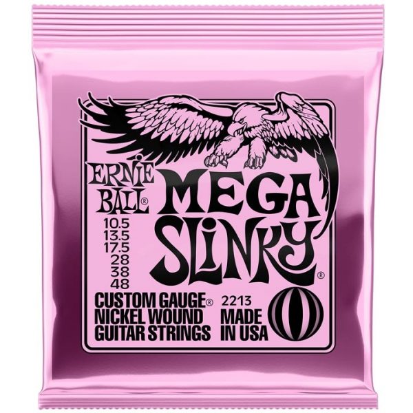 Ernie Ball 2213 Mega Slinky 010.5-048 Σετ 6 χορδές ηλεκτρικής κιθάρας