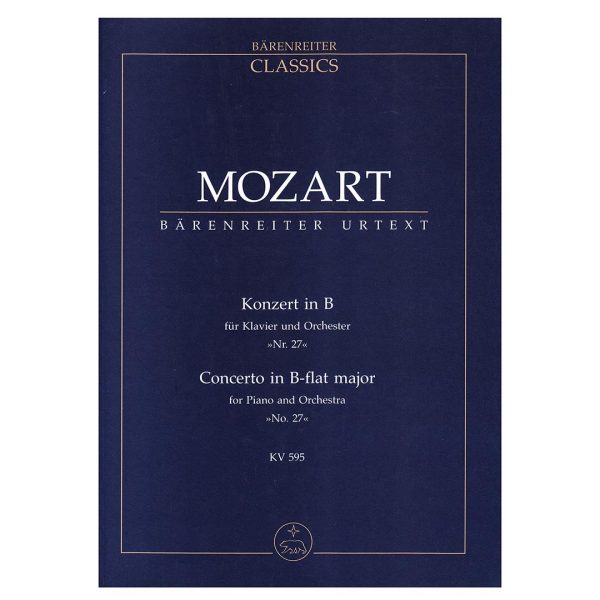 Barenreiter Mozart - Concerto in Bb Major KV595 [Pocket Score] Βιβλίο για σύνολα