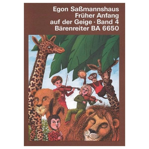 Barenreiter Sassmannshaus - Early Start on the Violin Nr.4 [German] Βιβλίο για βιολί