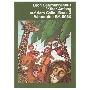 Barenreiter Sassmannshaus - Early Start on the Cello Nr.3 [German] Βιβλίο για τσέλο