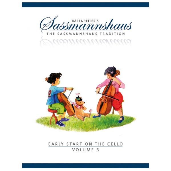 Barenreiter Sassmannshaus - Early Start on the Cello Nr.3 [English] Βιβλίο για τσέλο