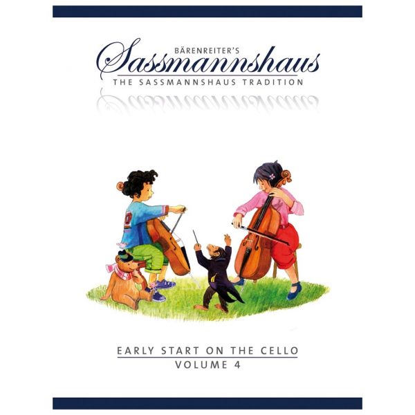 Barenreiter Sassmannshaus - Early Start on the Cello Nr.4 [English] Βιβλίο για τσέλο
