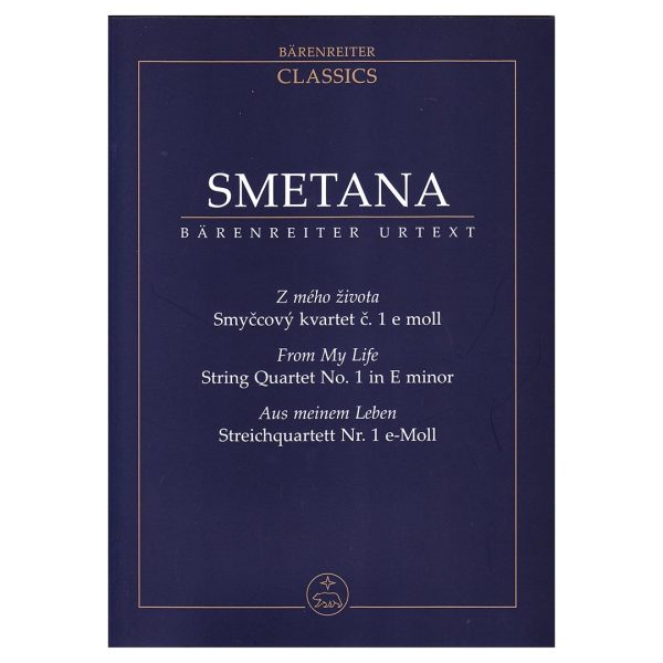 Barenreiter Smetana - String Quartet Nr.1 in E Minor [Pocket Score] Βιβλίο για σύνολα