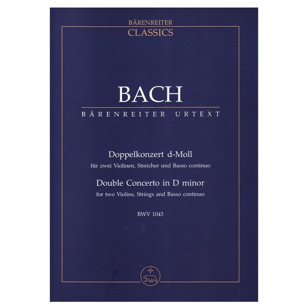 Barenreiter Bach - Double Concerto in D Minor BWV 1043 [Pocket Score] Βιβλίο για σύνολα