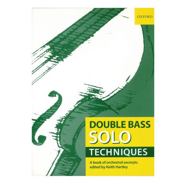 Oxford University Press Double Bass Solo Techniques Βιβλίο για μπάσο