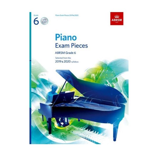ABRSM Piano Exam Pieces 2019 - 2020  Grade 6 & CD Βιβλίο για πιάνο