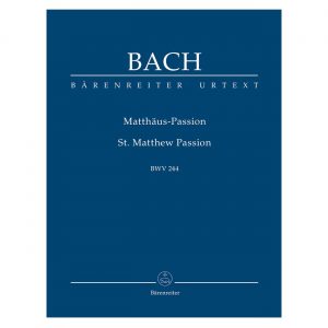 Barenreiter J.S. Bach - St. Matthew Passion BWV 244 Βιβλίο