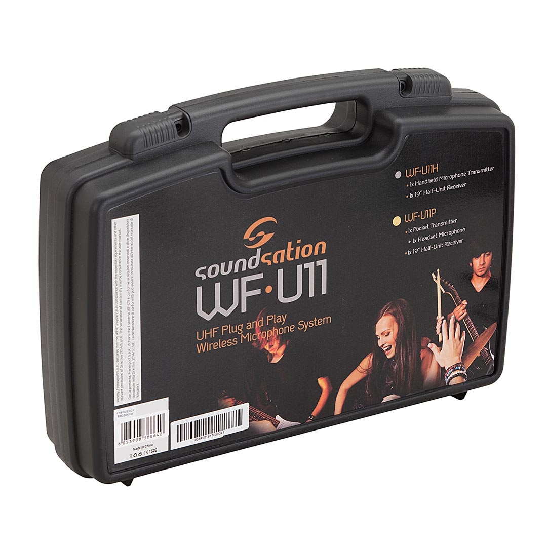 SOUNDSATION WF-U11PC UHF Headset Σετ ασύρματο μικρόφωνο e053e alt002