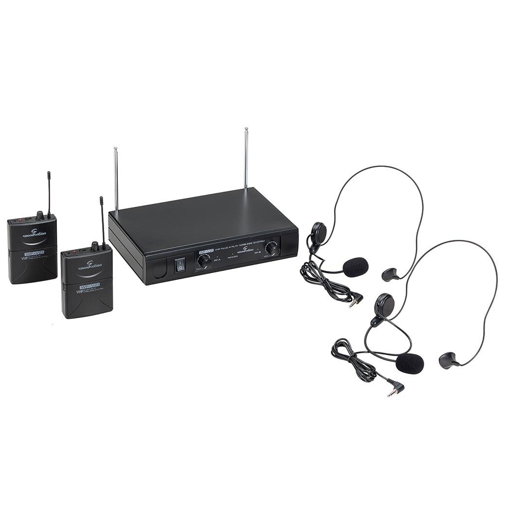 SOUNDSATION WF-V21PPA VHF Σετ 2 ασύρματων μικροφώνων SOUNDSATION WF-V21PPA VHF Σετ 2 ασύρματων μικροφώνων
