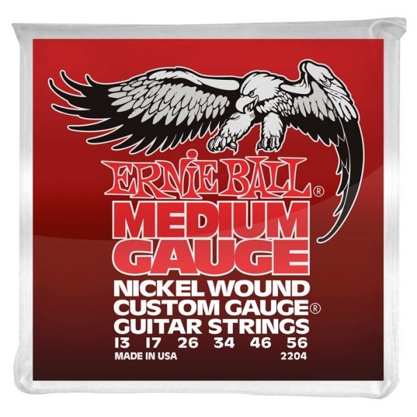 Ernie Ball 2204 Nickel Medium 013-056 Σετ 6 χορδές ηλεκτρικής κιθάρας