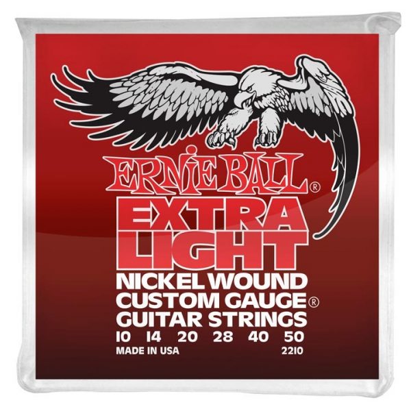 Ernie Ball 2210 Nickel Extra Light 010-050 Σετ 6 χορδές ηλεκτρικής κιθάρας