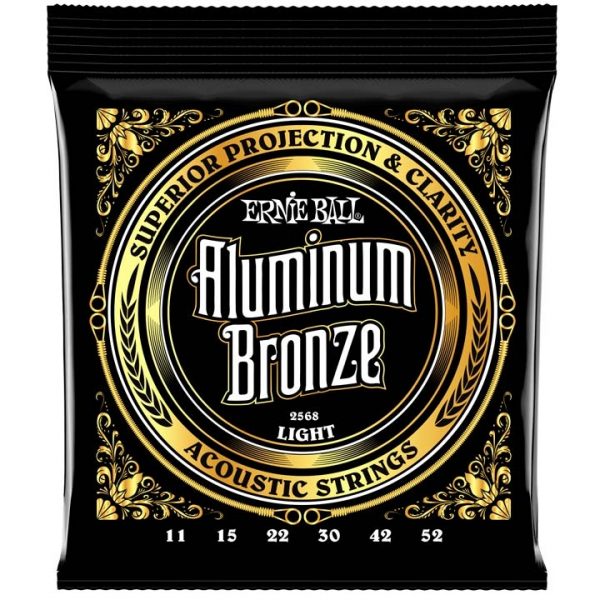Ernie Ball 2568 Aluminum Bronze Light 011-052 Σετ 6 χορδές ακουστικής κιθάρας