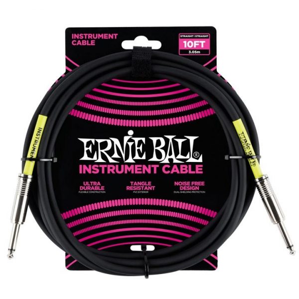 Ernie Ball 6048 Classic Jack Mono - Jack Mono Black 3.00m Καλώδιο οργάνου