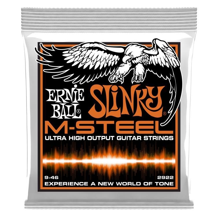 Ernie Ball 2922 M-Steel Hybrid Slinky 009-046 Σετ 6 χορδές ηλεκτρικής κιθάρας Ernie Ball 2922 M-Steel Hybrid Slinky 009-046 Σετ 6 χορδές ηλεκτρικής κιθάρας