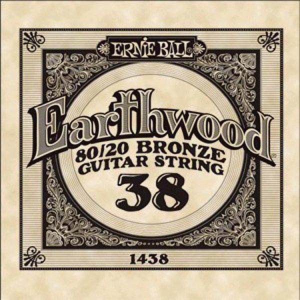 Ernie Ball 1438 Earthwood Bronze 038 Χορδή ακουστικής κιθάρας