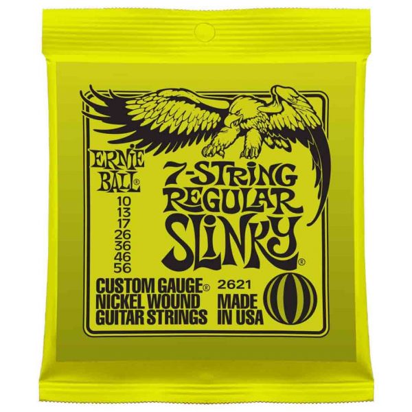 Ernie Ball 2621 Regular Slinky 010-056 Σετ 7 χορδές ηλεκτρικής κιθάρας