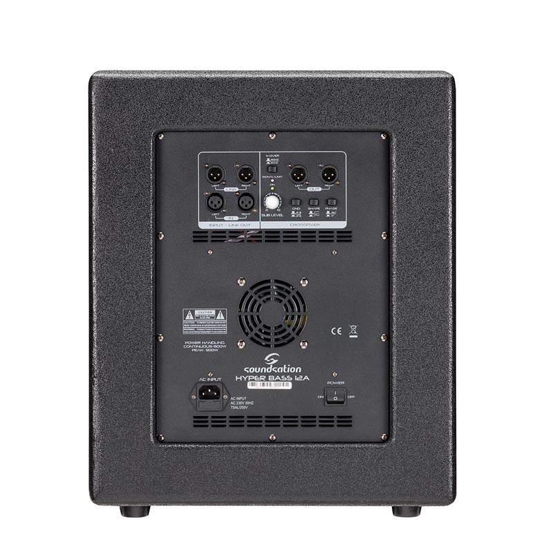 SOUNDSATION Hyper Bass 12A - 450 Watt RMS Ενεργό SubWoofer l485l alt001