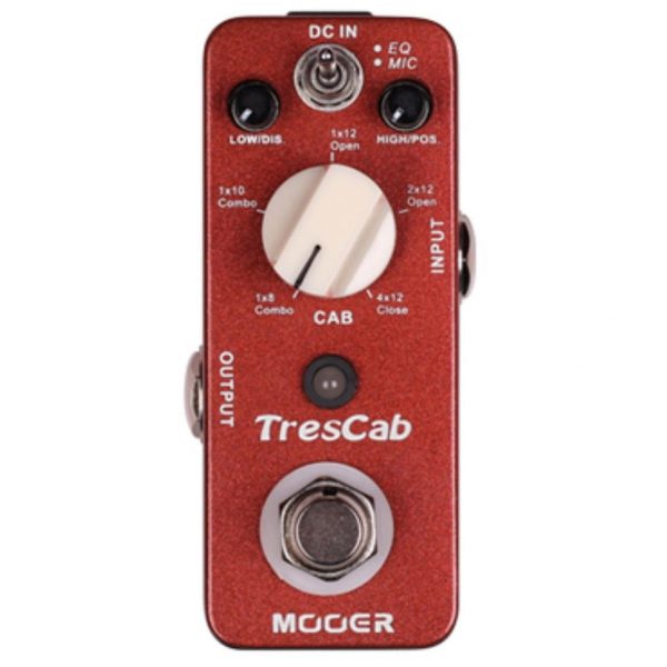 MOOER MTS1 TresCab Cabinet Simulator Μονό πετάλι κιθάρας