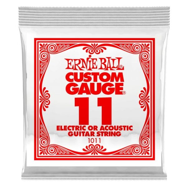 Ernie Ball 1011 Plain Steel 011 Χορδή ακουστικής / ηλεκτρικής κιθάρας