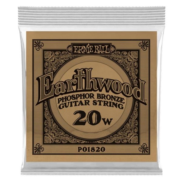 Ernie Ball 1820 Earthwood Phosphor Bronze 020 Χορδή ακουστικής κιθάρας