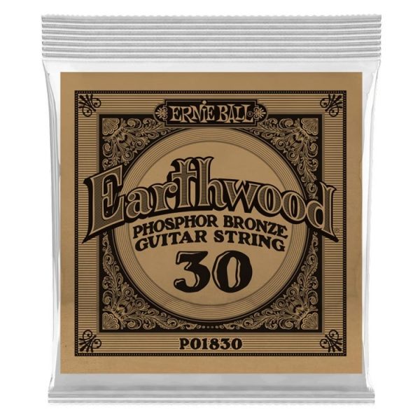 Ernie Ball 1830 Earthwood Phosphor Bronze 030 Χορδή ακουστικής κιθάρας