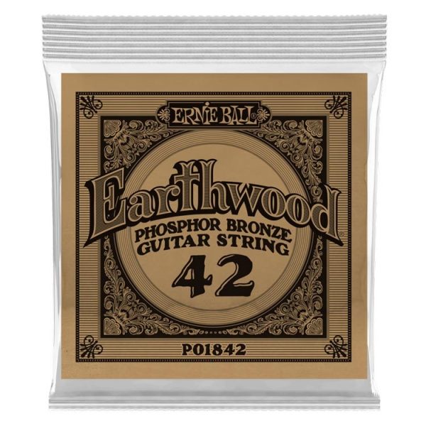 Ernie Ball 1842 Earthwood Phosphor Bronze 042 Χορδή ακουστικής κιθάρας