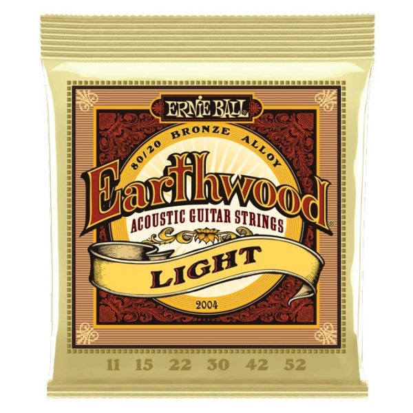 Ernie Ball 2004 Earthwood 80/20 Bronze Lite 011-052 Σετ 6 χορδές ακουστικής κιθάρας
