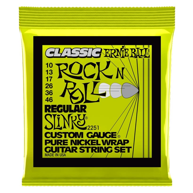 Ernie Ball 2251 Rock n' Roll Regular Slinky 010-046 Σετ 6 χορδές ηλεκτρικής κιθάρας Ernie Ball 2251 Rock n' Roll Regular Slinky 010-046 Σετ 6 χορδές ηλεκτρικής κιθάρας
