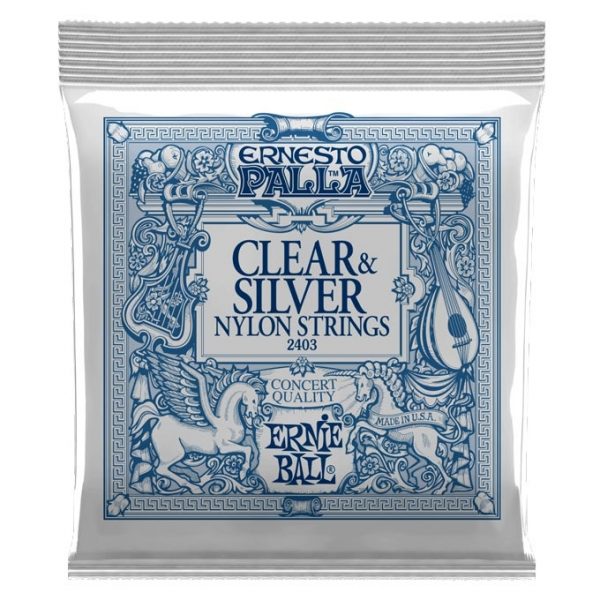 Ernie Ball 2403 Ernesto Palla Clear & Silver Σετ χορδές κλασσικής κιθάρας