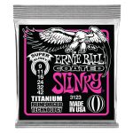 Ernie Ball 3123 Coated Titanium Super Slinky 009-042 Σετ 6 χορδές ηλεκτρικής κιθάρας