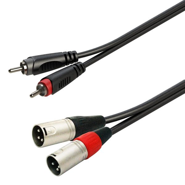 SOUNDSATION Go-Link 2 RCA Male - 2 XLR Male 1.00m Καλώδιο αντάπτορας
