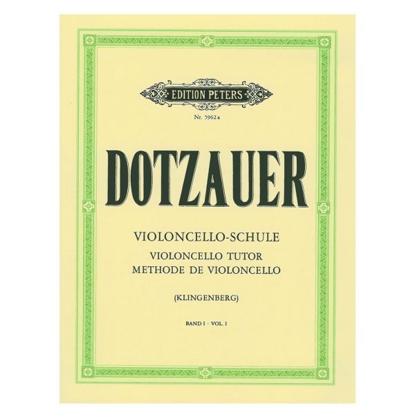 Edition Peters Dotzauer - Violoncello Tutor Vol.1 Βιβλίο για τσέλο