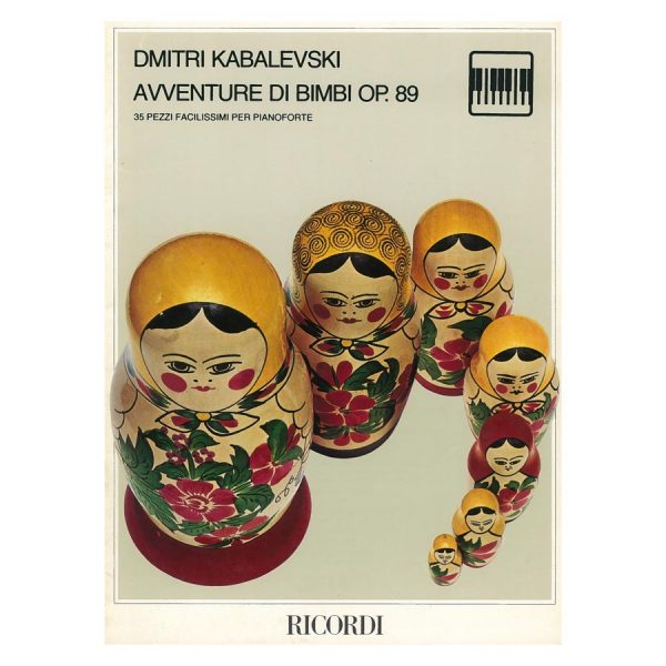 RICORDI Dmitri Kabalewski - Avventure Di Bimbi  Op.89 Βιβλίο για πιάνο