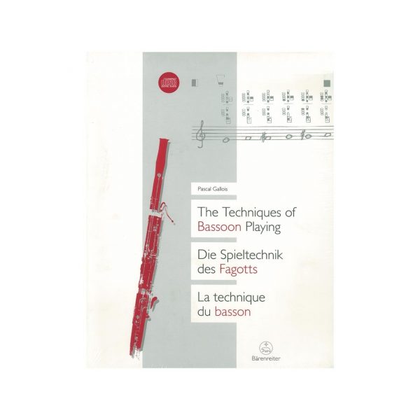 Barenreiter Gallois - The Techniques of Bassoon Playing & 2 CD's 1Βιβλίο για φαγκότο