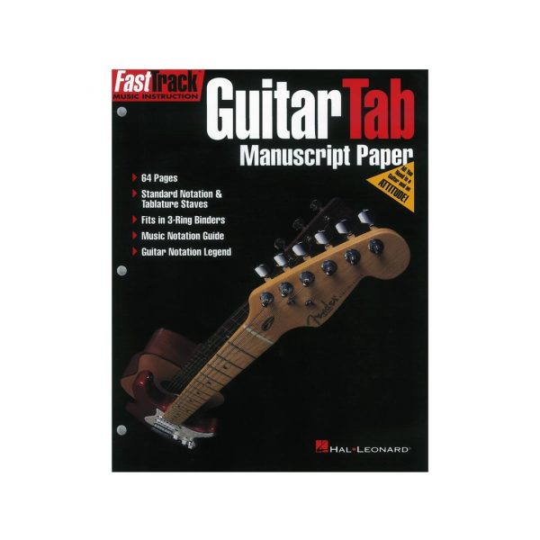 HAL LEONARD FastTrack - Guitar Tab Manuscript Paper Τετράδιο μουσικής