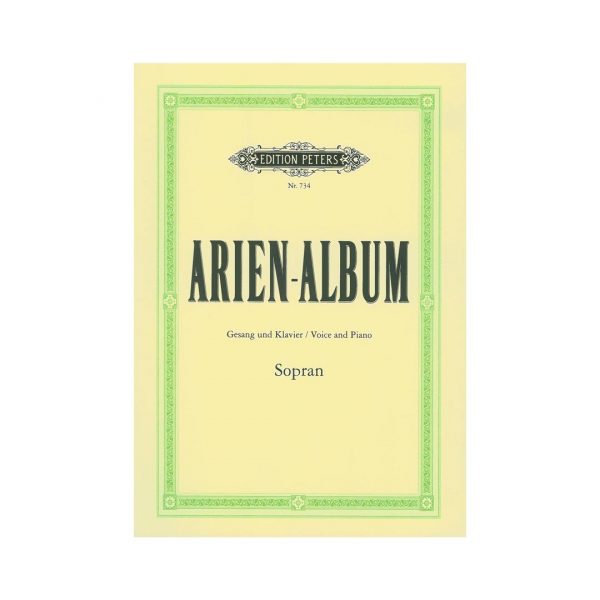 Edition Peters Arien-Album  Soprano (Voice & Piano) Βιβλίο για Φωνή και Πιάνο