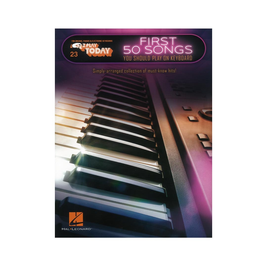 HAL LEONARD First 50 Songs You Should Play on Keyboard Βιβλίο για πιάνο HAL LEONARD First 50 Songs You Should Play on Keyboard Βιβλίο για πιάνο