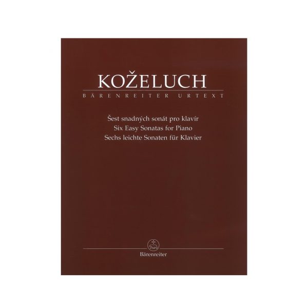Barenreiter Kozeluch - Six Easy Sonatas for Piano Βιβλίο για πιάνο