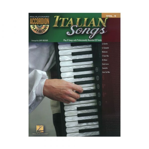 HAL LEONARD Italian Songs & CD Βιβλίο για ακορντεόν