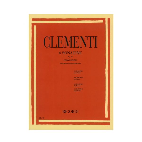 RICORDI Clementi - 6 Sonatine, Op. 36 Βιβλίο για πιάνο