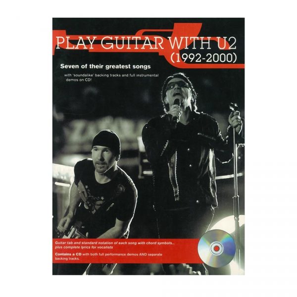 Wise Publications Play Guitar with U2 (1992-2000) & CD Βιβλίο με ταμπλατούρες